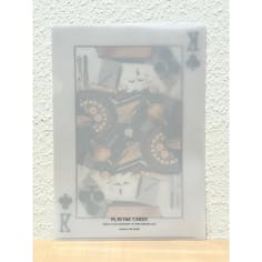 PLAYING CARDS A4 CLEAR FILE/K